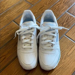 Lightly Used Classic Reebok Sneaker White Leather